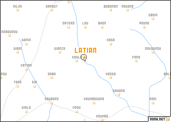 map of Latian