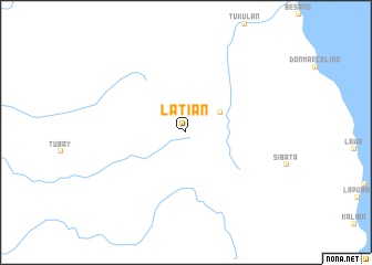 map of Latian