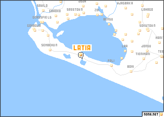 map of Latia