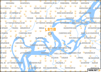 map of Latia