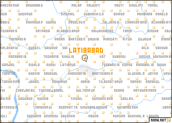 map of Latibābād