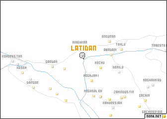 map of Lātīdān