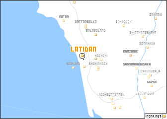 map of Lātīdān