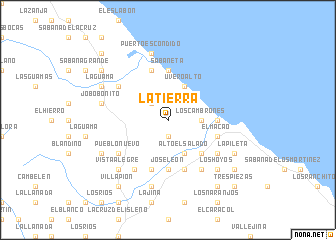 map of La Tierra