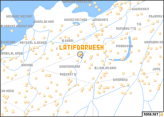 map of Latif Darwesh