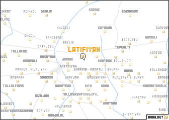 map of Laţīfīyah