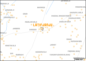 map of Latīf Janju