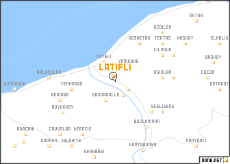 map of Latifli