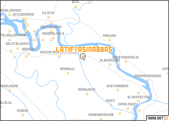 map of Laţīf Yāsīn ‘Abbās