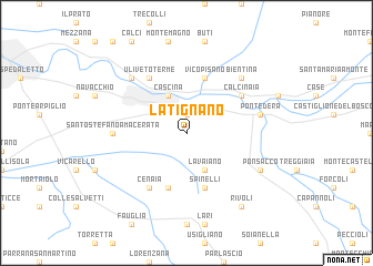 map of Latignano