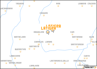 map of La Tigra