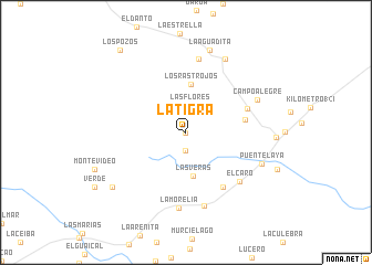 map of La Tigra