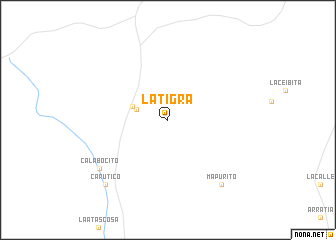 map of La Tigra