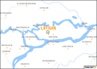 map of La Tigra