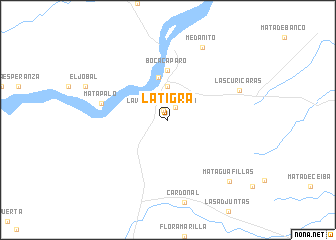 map of La Tigra