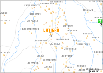 map of La Tigra