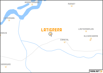 map of La Tigrera