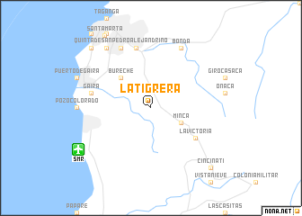 map of La Tigrera