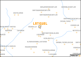 map of Latiguel