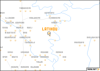 map of Latihou