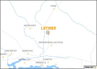 map of Latimer