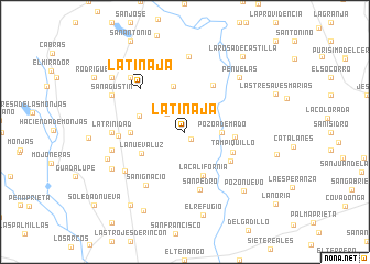 map of La Tinaja