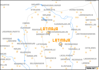 map of La Tinaja
