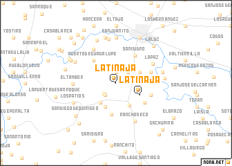 map of La Tinaja