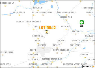 map of La Tinaja