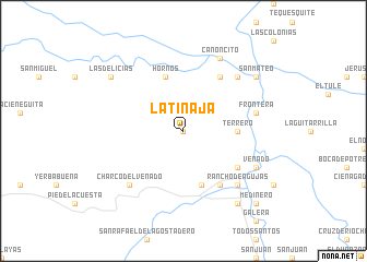 map of La Tinaja