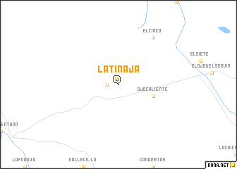 map of La Tinaja