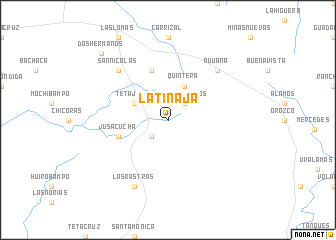 map of La Tinaja