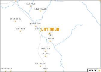 map of La Tinaja