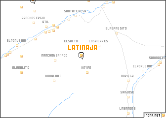 map of La Tinaja