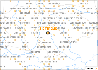 map of La Tinaja