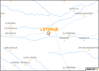 map of La Tinaja