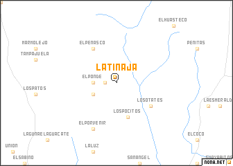 map of La Tinaja