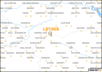 map of Latinka