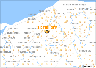 map of La Ti Place