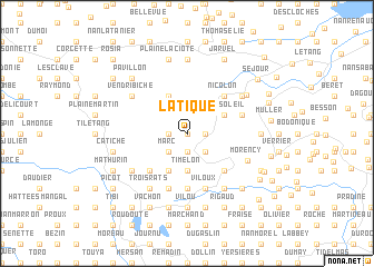 map of Latique