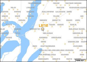 map of Latir