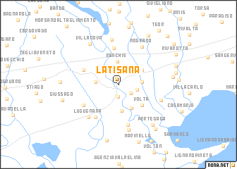 map of Latisana