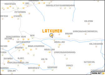 map of Lat Kūmeh