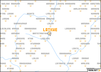 map of Lat Kwe