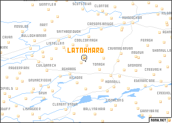 map of Latnamard