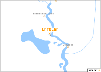 map of La Tolda