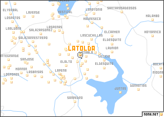 map of La Tolda