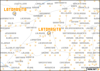 map of La Tomasita