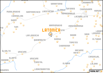 map of La Tónica