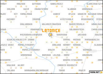 map of Latonice